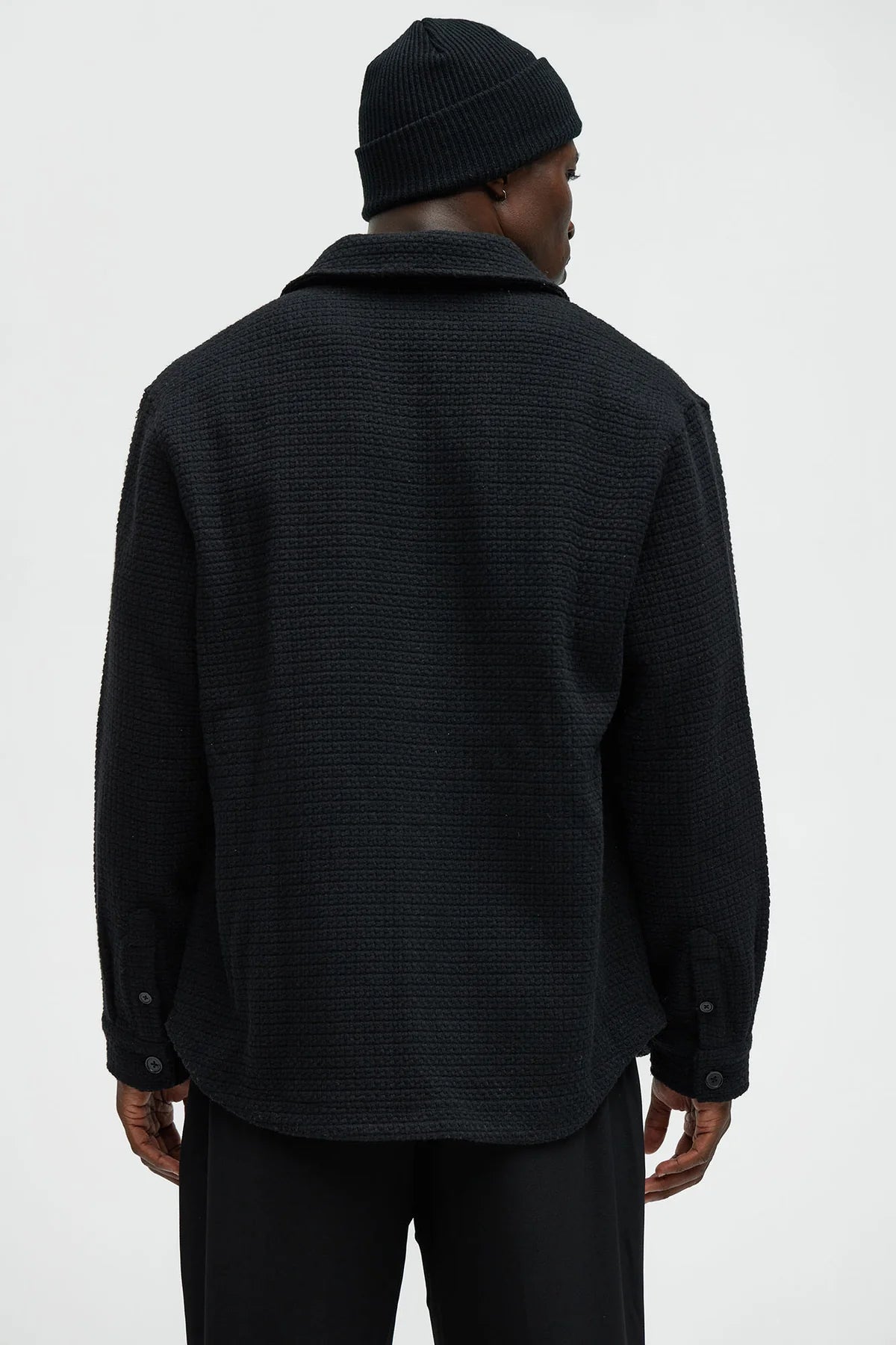 Oversized Shaket in black