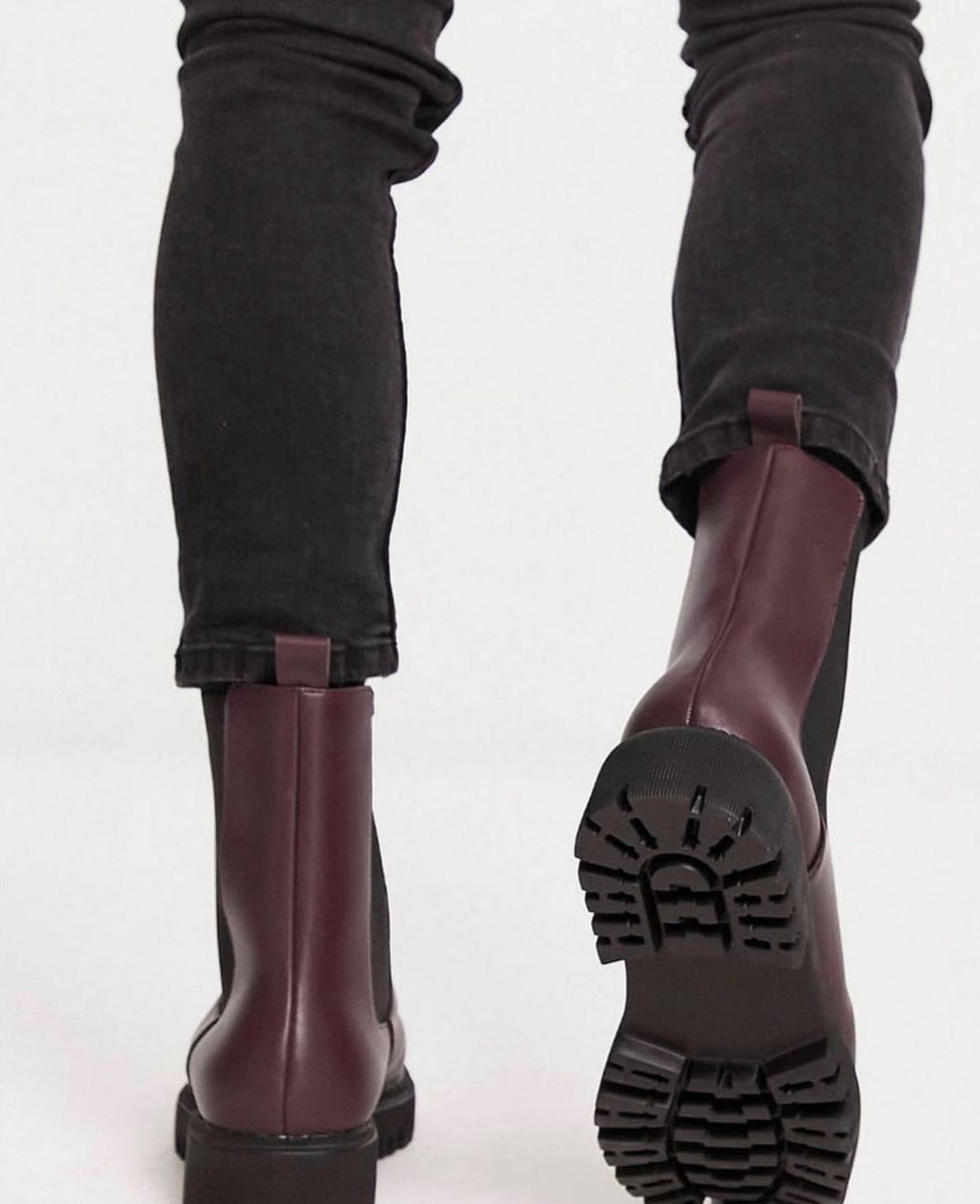 Chunky Boots in Brown