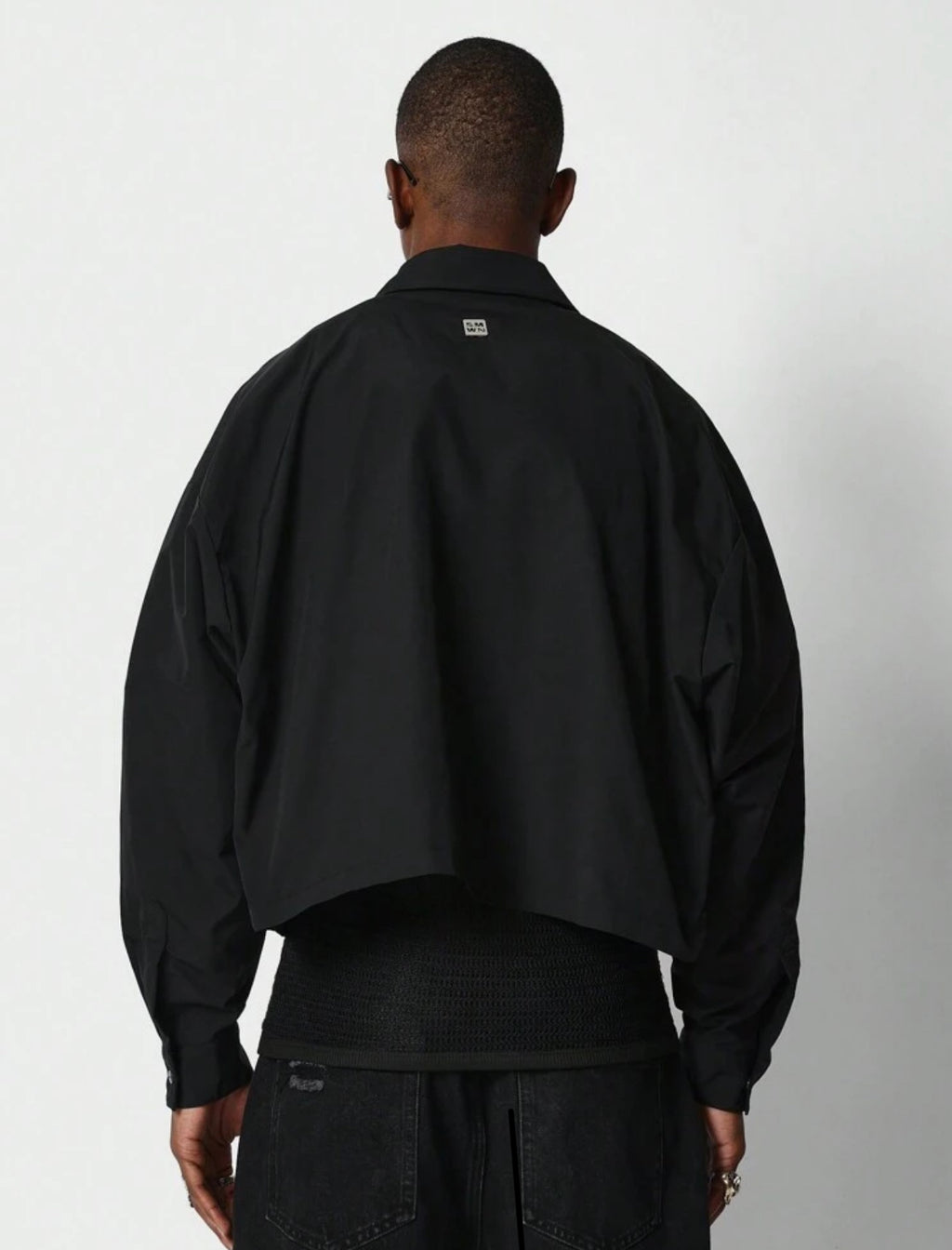 Zip Up Jacket in Black