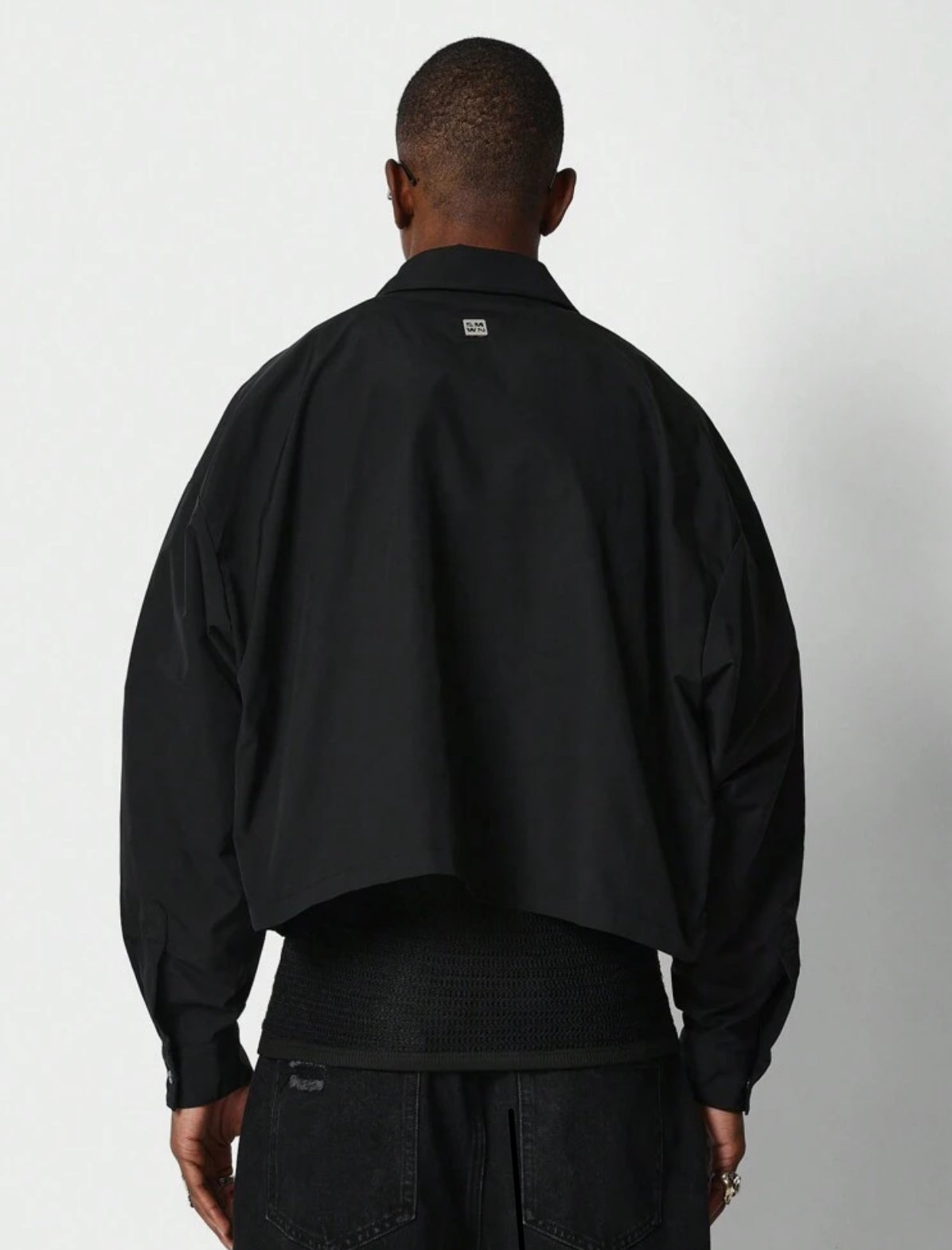 Zip Up Jacket in Black