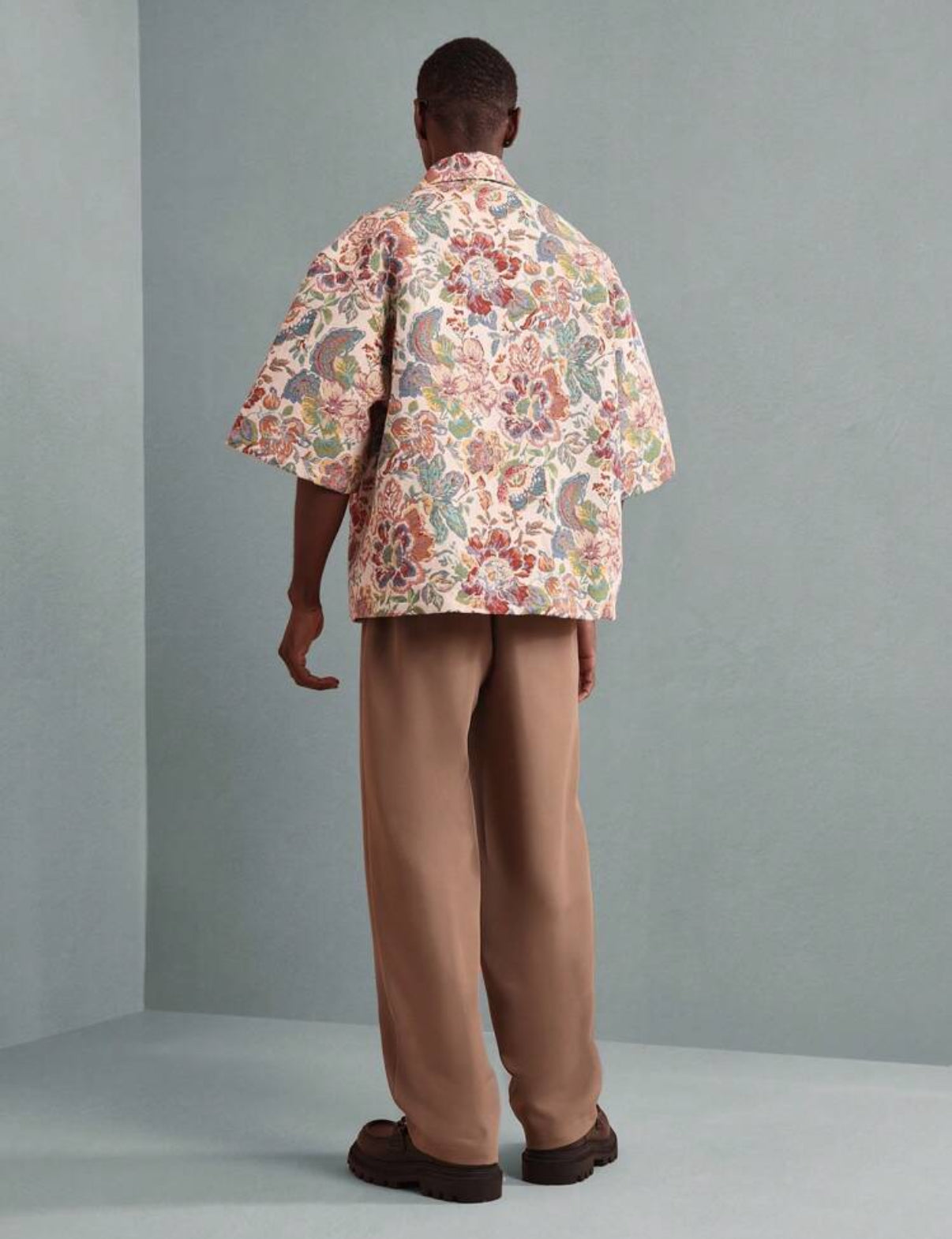 Tapestry Jacquard Shirt in Floral