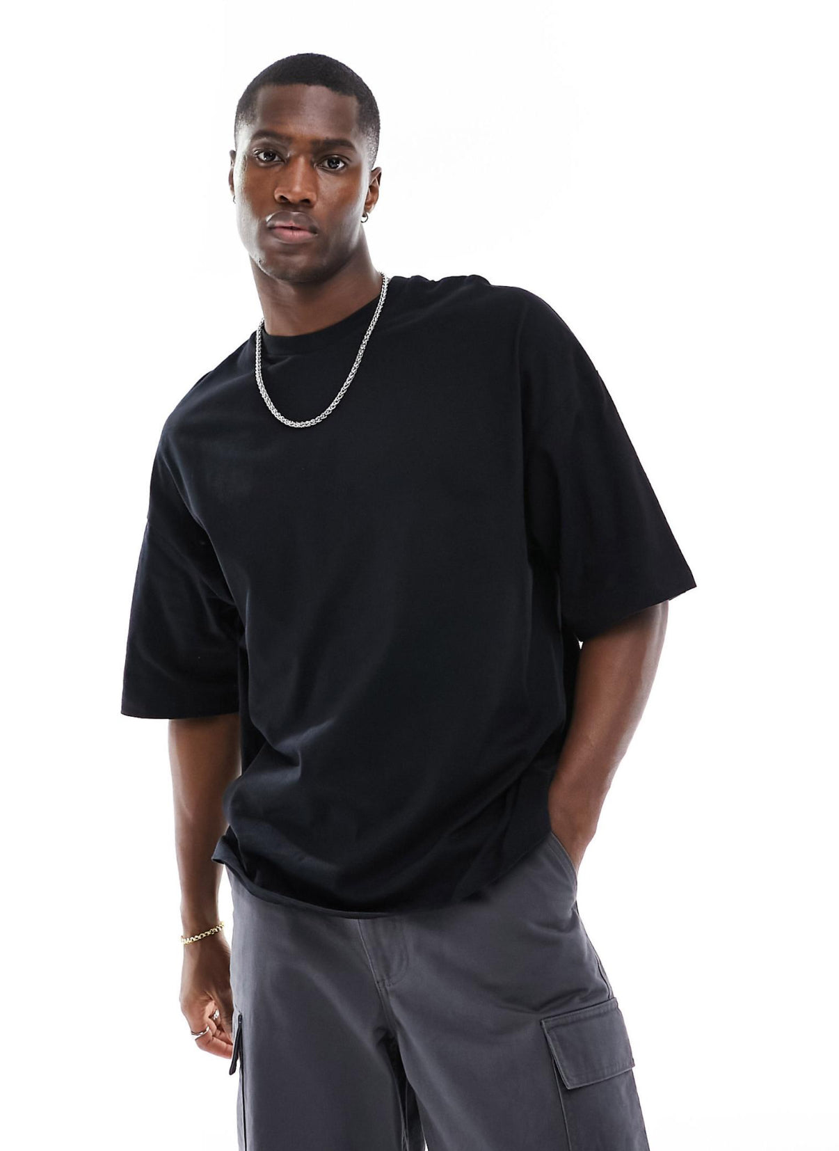 Heavyweight Oversized V-neck T-Shirt