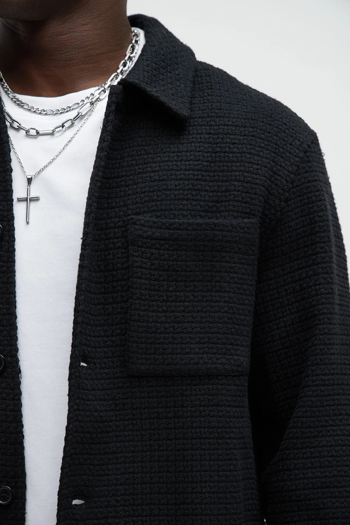 Oversized Shaket in black