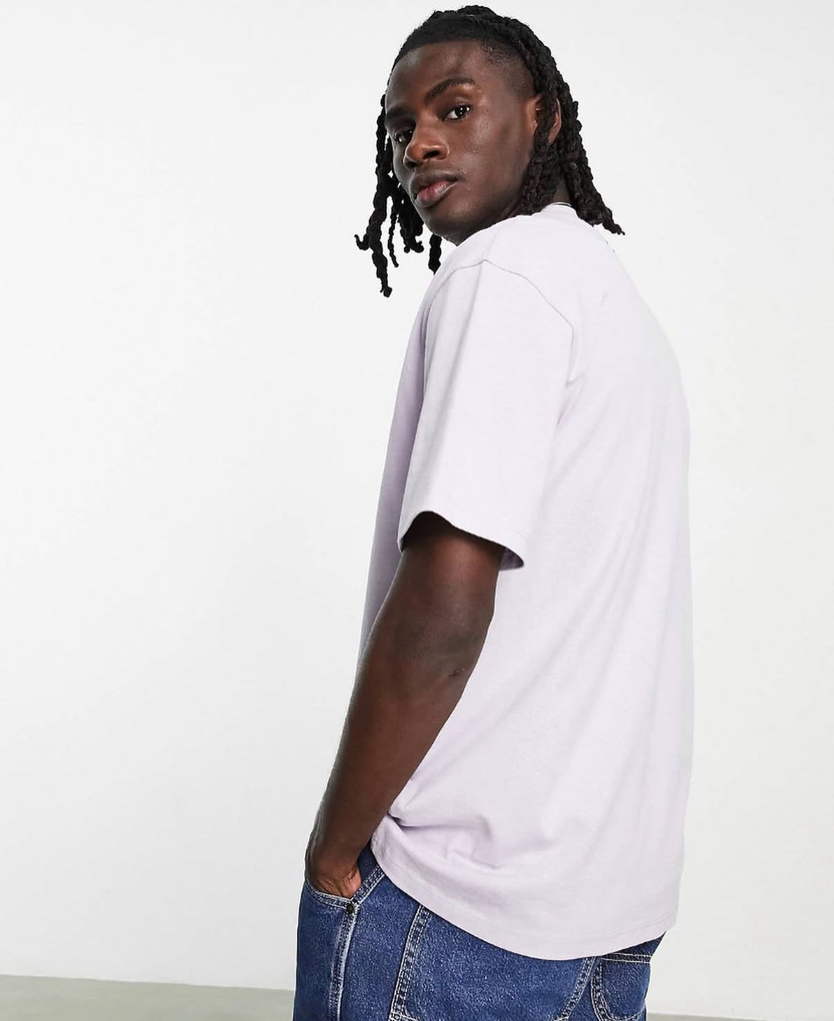 Oversized T-shirt in light Purple