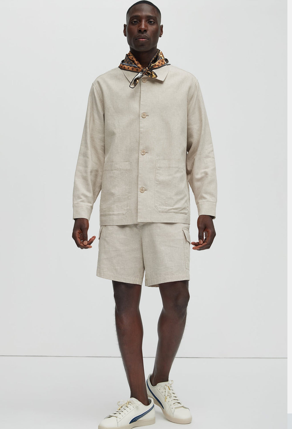 Linen Jacket in beige