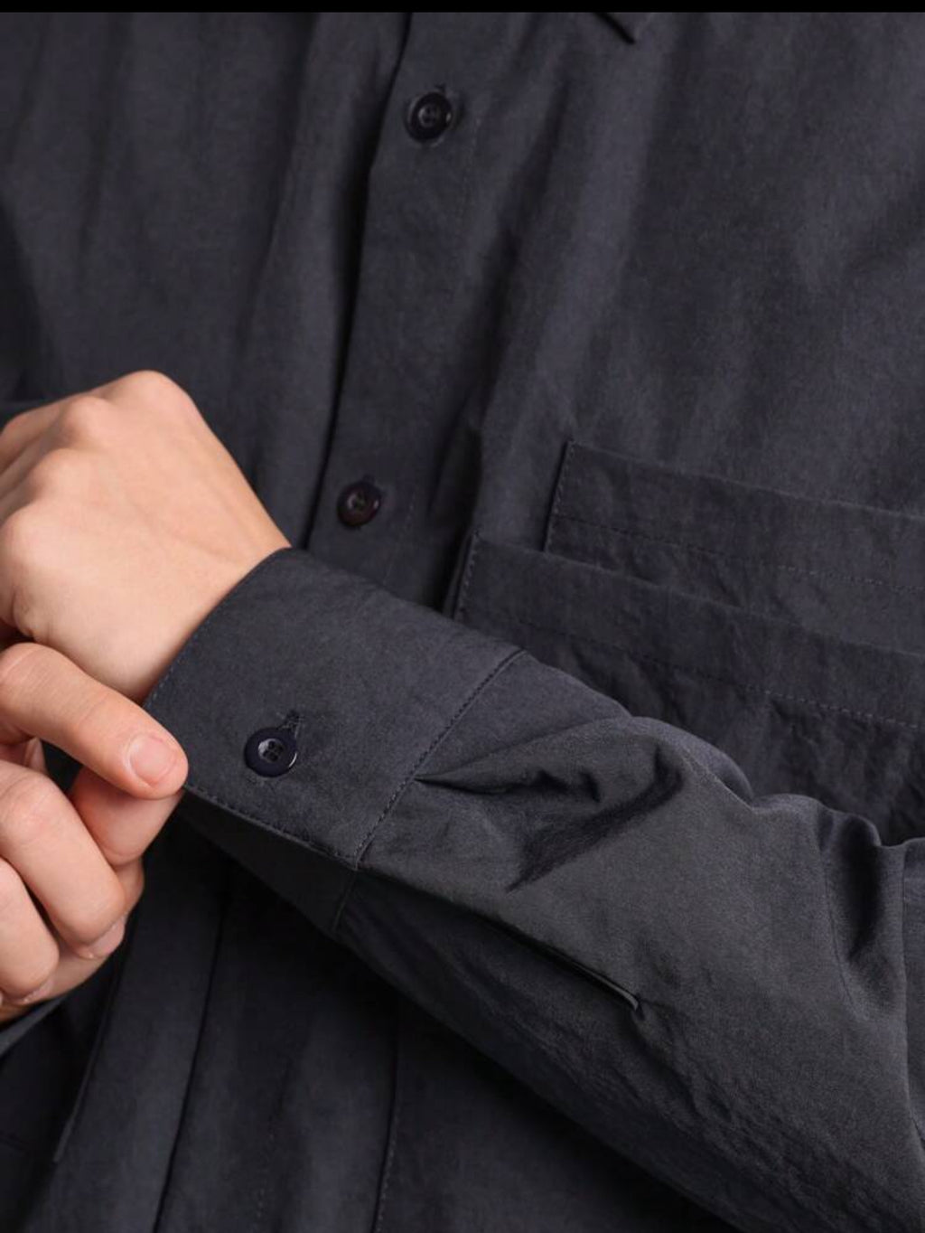 Oversized jacket in black
