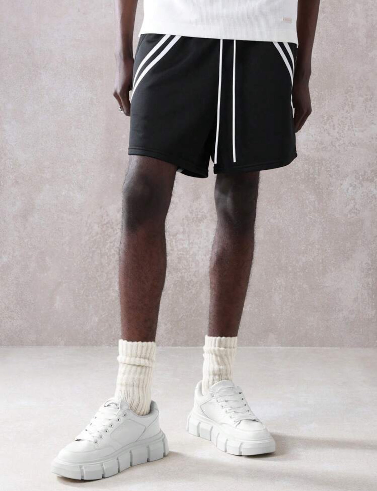 Slide Strap Shorts in Blue